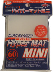 KMC Mini Sized Hyper Mat Clear Sleeves 60 CT